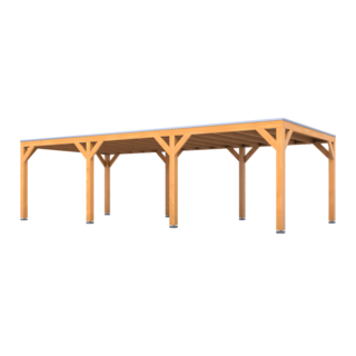 Douglas overkapping 407x1169cm + wanden blank Verando, Living